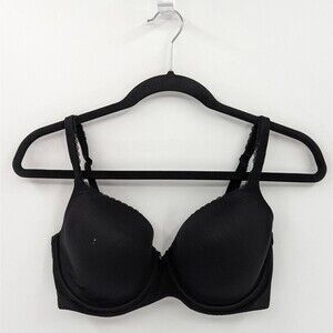 Victoria's Secret Bra Women's 32DDD Black Lined Demi Body by Victoria